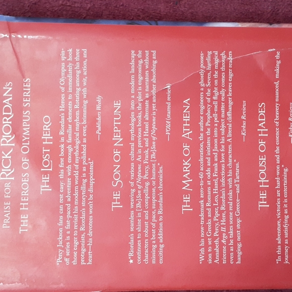 The Heroes of Olympus, Book 5: The Blood of Olympus, Hardcover, Preowned - Picture 5 of 8